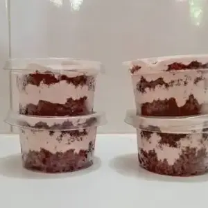 mini jar cake